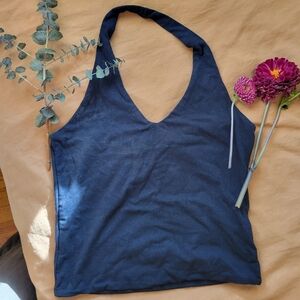 Navy Blue Women's Tank Top